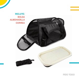 Foto 4 | Bolsa Transportadora de Mascotas Poli Pets PP-TPMBK-GD color Negro
