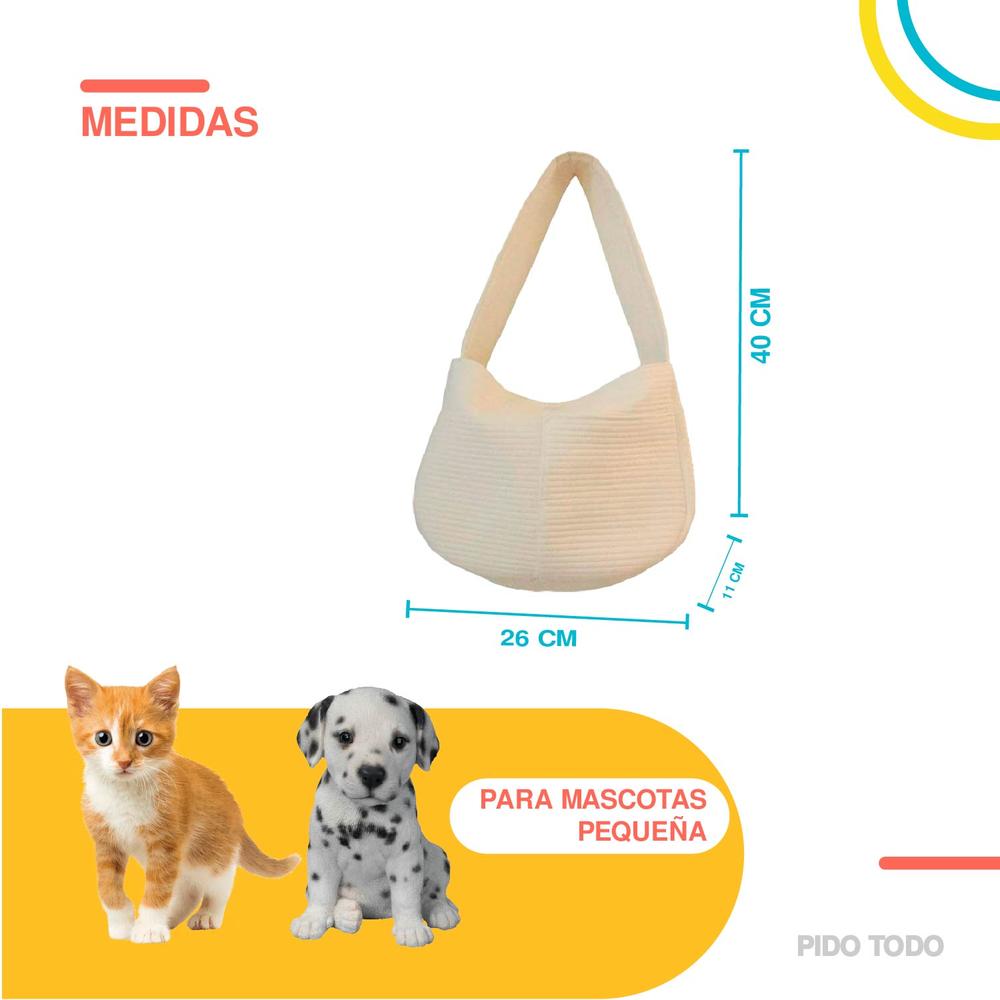 Foto 3 pulgar | Transportadora Tipo Cangurera de Mascotas Poli Pets PP-MCPMAWH color Begie