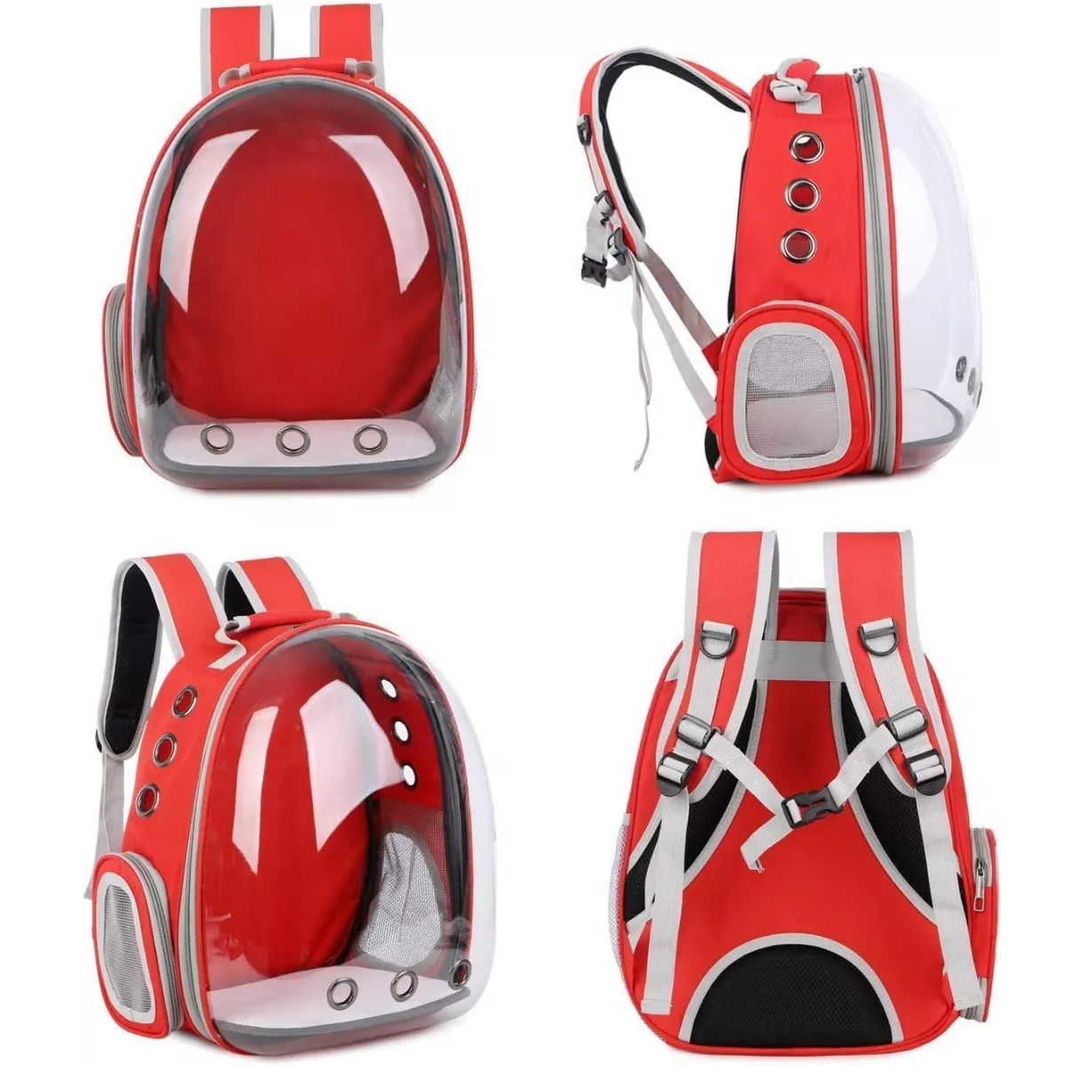 Foto 4 pulgar | Mochila Transportadora Eo Safe Imports Esi-7931 para Mascota Pequeña Rojo