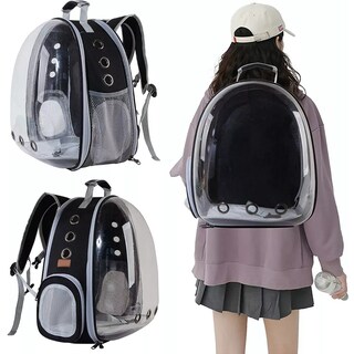 Foto 4 | Mochila Transportadora Eo Safe Imports Esi-7930 para Mascota Pequeña Negro
