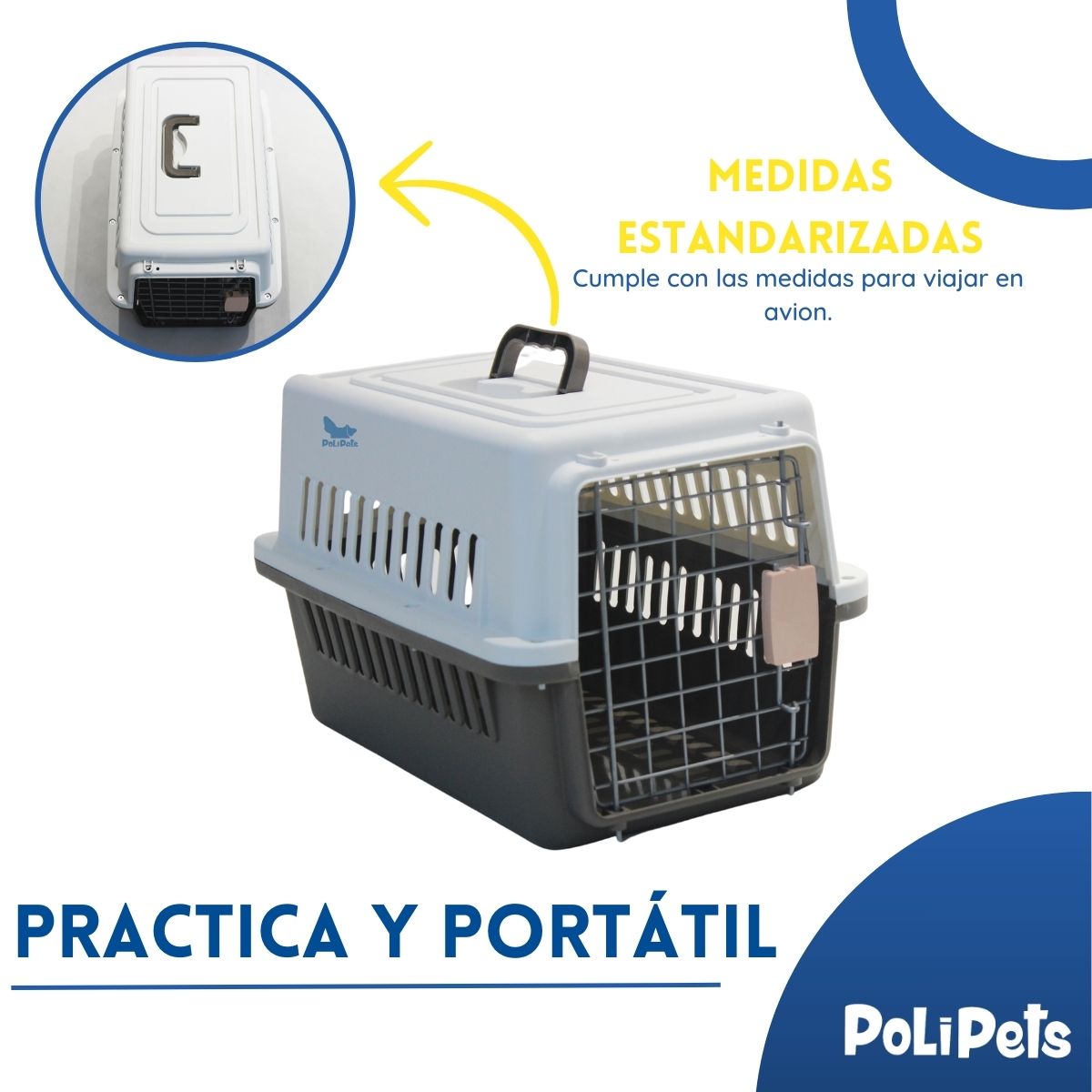 Foto 4 pulgar | Transportador Poli Pets PP-TKE-GD Para Mascota Tamaño Grande