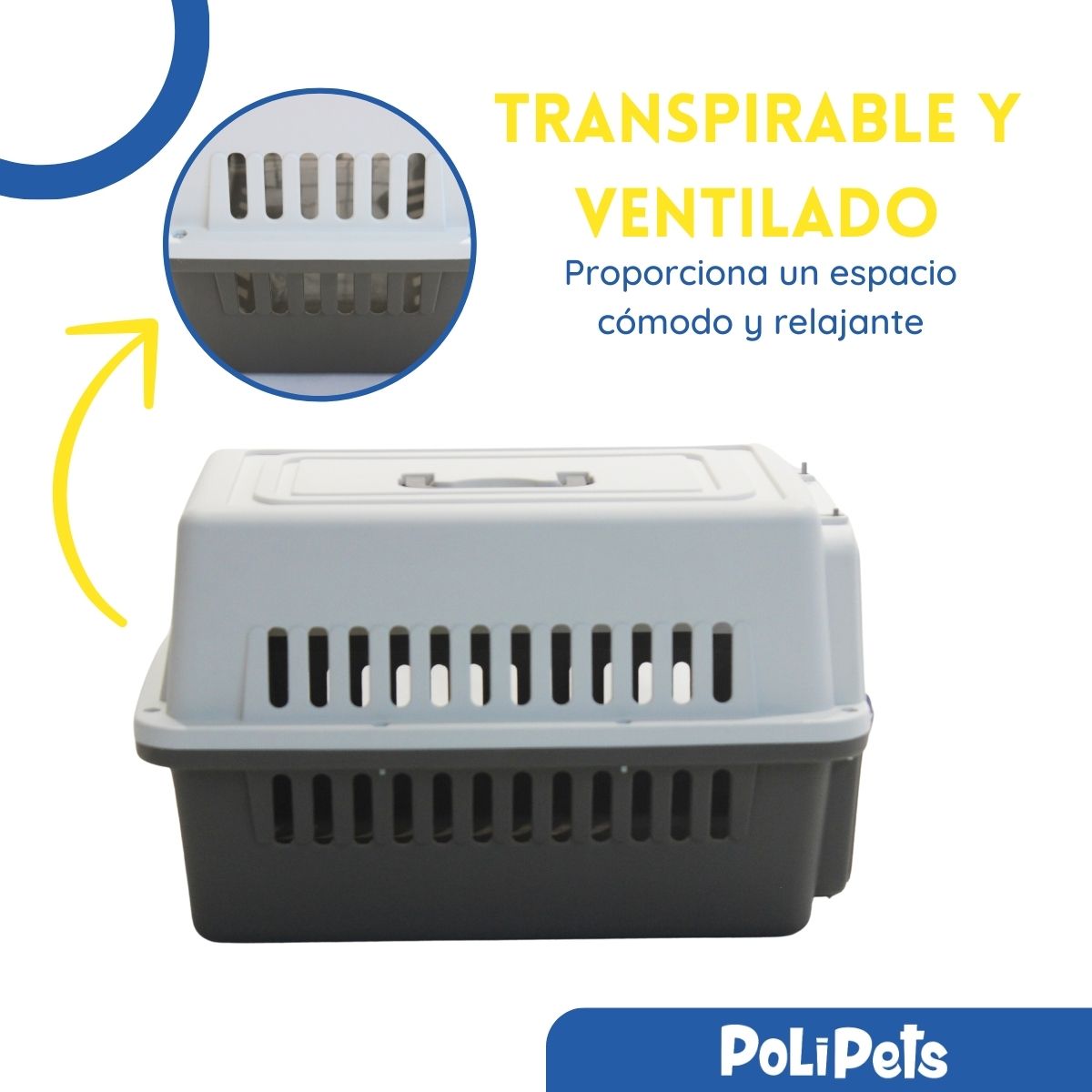 Foto 5 pulgar | Transportador Poli Pets PP-TKE-GD Para Mascota Tamaño Grande