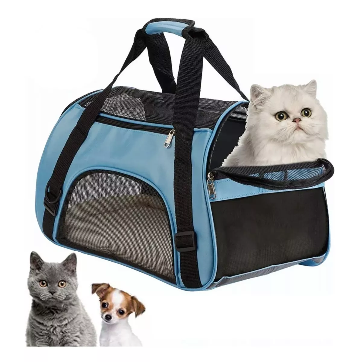 Foto 4 pulgar | Mochila Transportadora para Perro y Gato Portátil Plegable Eo Safe Imports Esi-12196 Azul