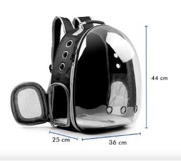 Foto 3 | Mochila para Mascotas Wünd Transpirable Negra