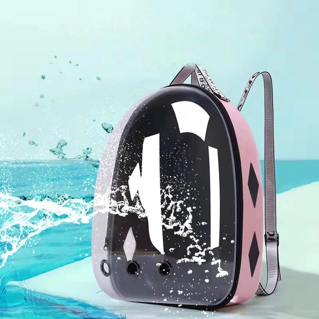 Foto 4 pulgar | Mochila Transportadora de Mascotas de Acrílico Transparente con Ventilación