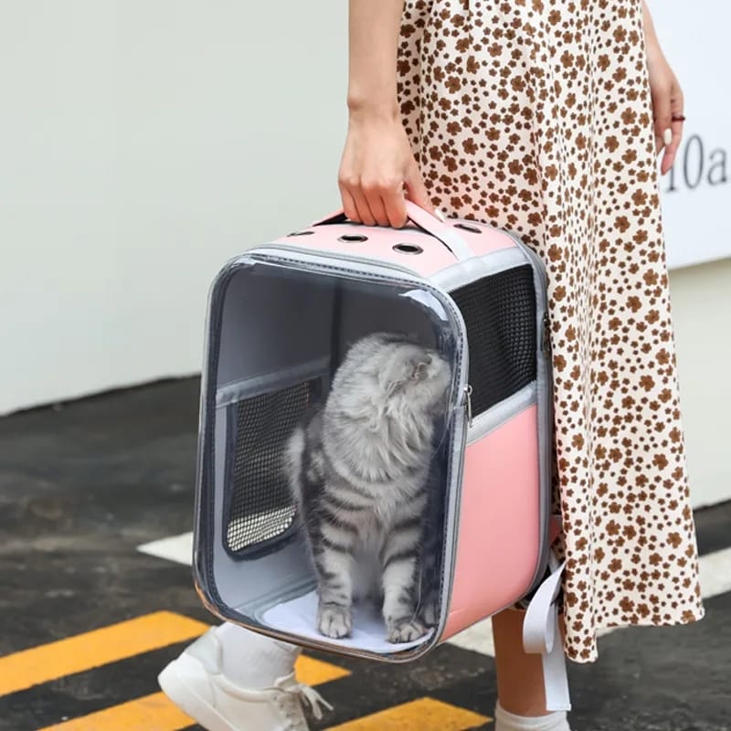 Foto 4 | Kit Para Mascota Mochila Y Rasuradora para mascotas Obten de  Regalo 1 Dispensador De Alimentos