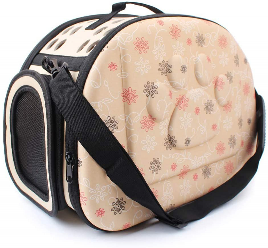 Bolsa De Transporte Para Mascotas Jieyou Para Perros, Gatos Y Conejos De Hasta 8 Kg, Color Beige - Venta Internacional.