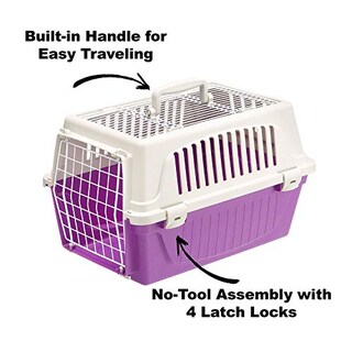 Foto 4 | Transportín Para Mascotas Ferplast Atlas Para Perros Y Gatos, Puerta Superior Y Frontal - Venta Internacional.