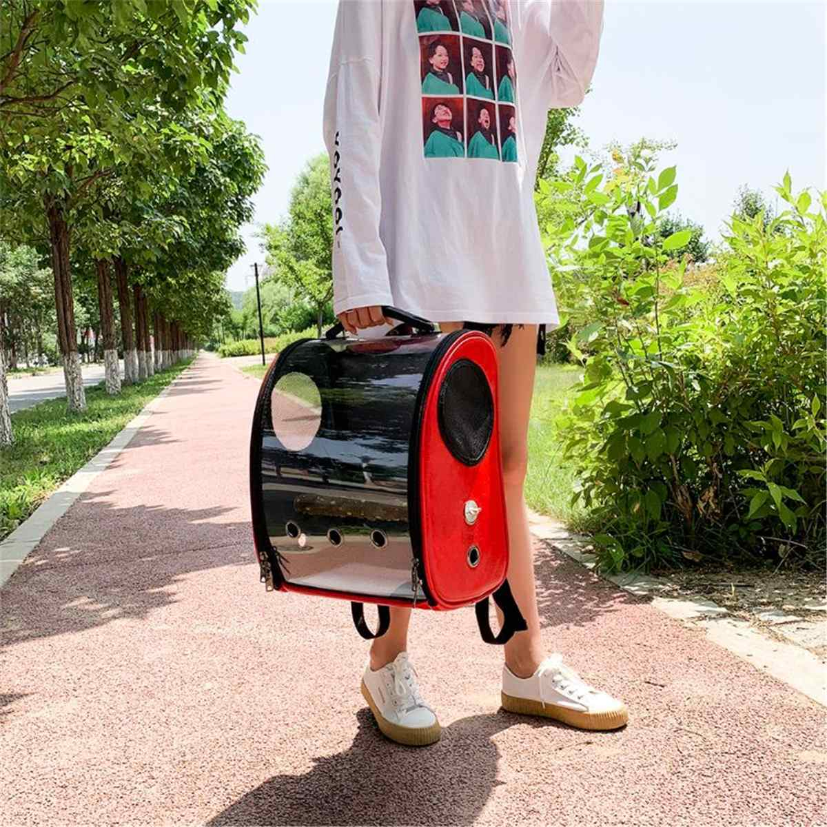 Mochila Para Pájaros Al Aire Libre Con Comedero Para Jaula Transportadora De Loros - Venta Internacional.