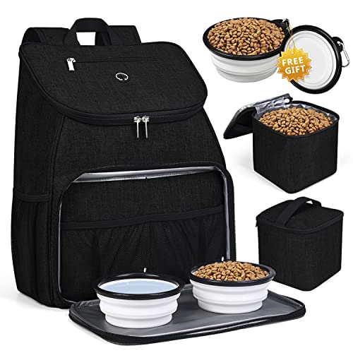 Foto 2 pulgar | Bolsa De Viaje Para Mascotas Baglher Mochila Para Perros Con Cuencos Y Cestas De Comida - Venta Internacional.