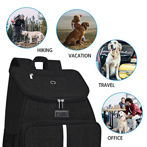 Foto 6 | Bolsa De Viaje Para Mascotas Baglher Mochila Para Perros Con Cuencos Y Cestas De Comida - Venta Internacional.