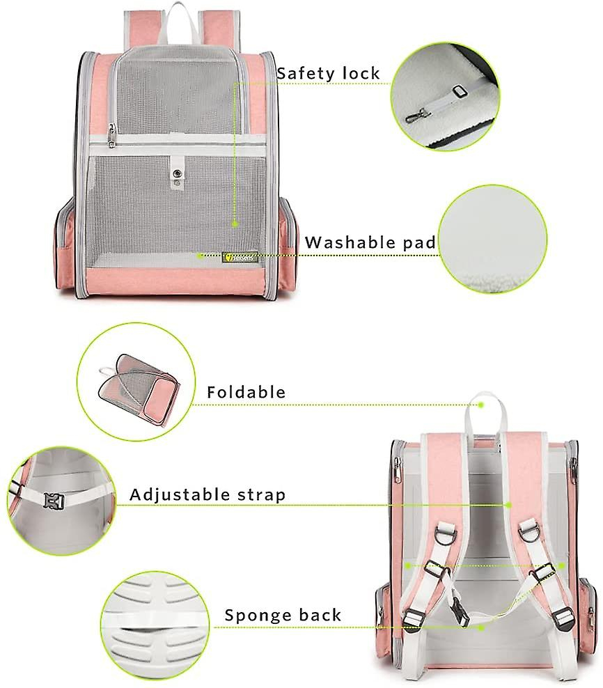 Foto 5 pulgar | Mochila Para Mascotas Sanlin Beans Ventilada Para Mascotas Pequeñas - Venta Internacional.