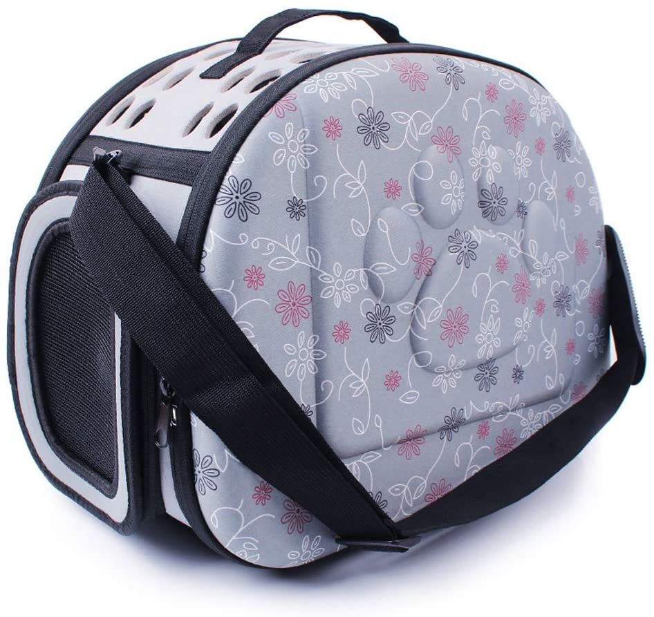 Bolsa De Transporte Para Mascotas Jieyou Para Perros, Gatos Y Conejos De Hasta 8 Kg (gris) - Venta Internacional.