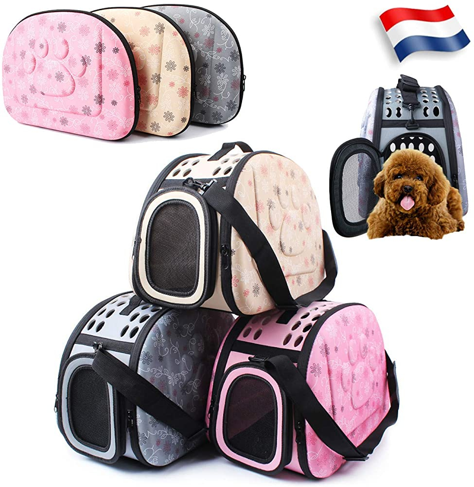 Foto 3 pulgar | Bolsa De Transporte Para Mascotas Jieyou Para Perros, Gatos Y Conejos De Hasta 8 Kg (gris) - Venta Internacional.