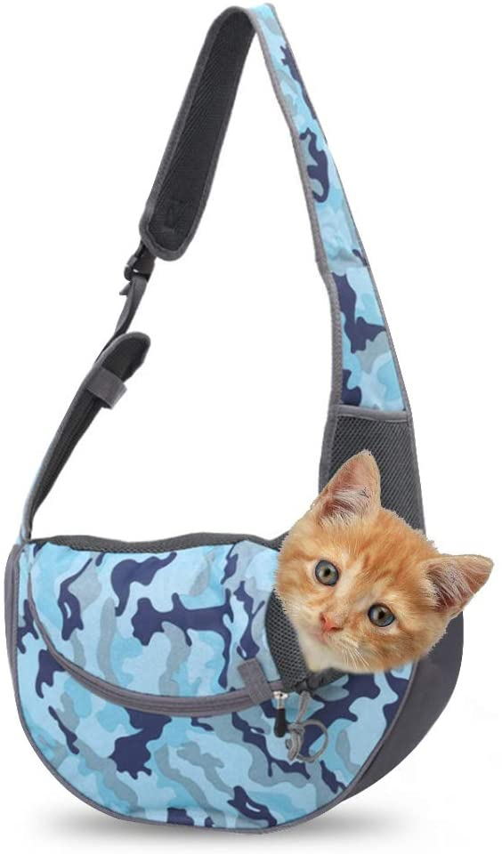 Bolso Bandolera Yuki Para Actividades Al Aire Libre Para Perros Y Gatos Pequeños - Venta Internacional.