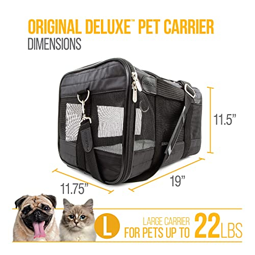 Foto 4 pulgar | Transportín Para Mascotas Sherpa Original Deluxe, Grande, Negro, Para Mascotas De Hasta 8 Años - Venta Internacional.