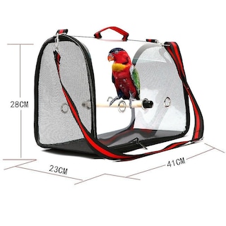 Foto 2 | Jaula Para Pájaros Huoguo, Portátil, Transparente, De Pvc, Ligera - Venta Internacional.