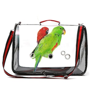 Foto 3 | Jaula Para Pájaros Huoguo, Portátil, Transparente, De Pvc, Ligera - Venta Internacional.