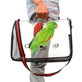 Foto 5 | Jaula Para Pájaros Huoguo, Portátil, Transparente, De Pvc, Ligera - Venta Internacional.