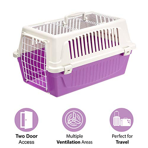 Foto 4 pulgar | Transportín Para Mascotas Ferplast Atlas Para Perros Y Gatos, Puerta Superior Y Frontal - Venta Internacional.