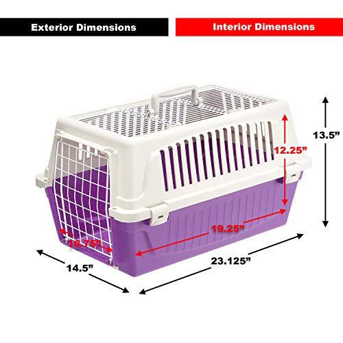 Foto 6 | Transportín Para Mascotas Ferplast Atlas Para Perros Y Gatos, Puerta Superior Y Frontal - Venta Internacional.