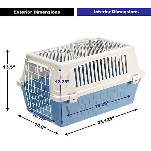 Foto 7 pulgar | Transportín Para Mascotas Ferplast Atlas Para Perros Y Gatos, Puerta Superior Y Frontal - Venta Internacional.