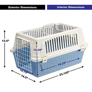 Foto 6 | Transportín Para Mascotas Ferplast Atlas Para Perros Y Gatos, Puerta Superior Y Frontal - Venta Internacional.