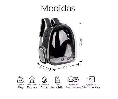 Foto 3 | Mochila Transportadora Raganet para Gato