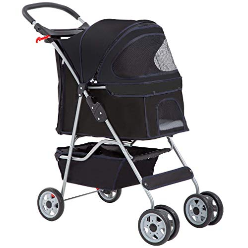 Transportín Plegable De Viaje Bestpet Stroller Para Gatos Y Perros - Venta Internacional.