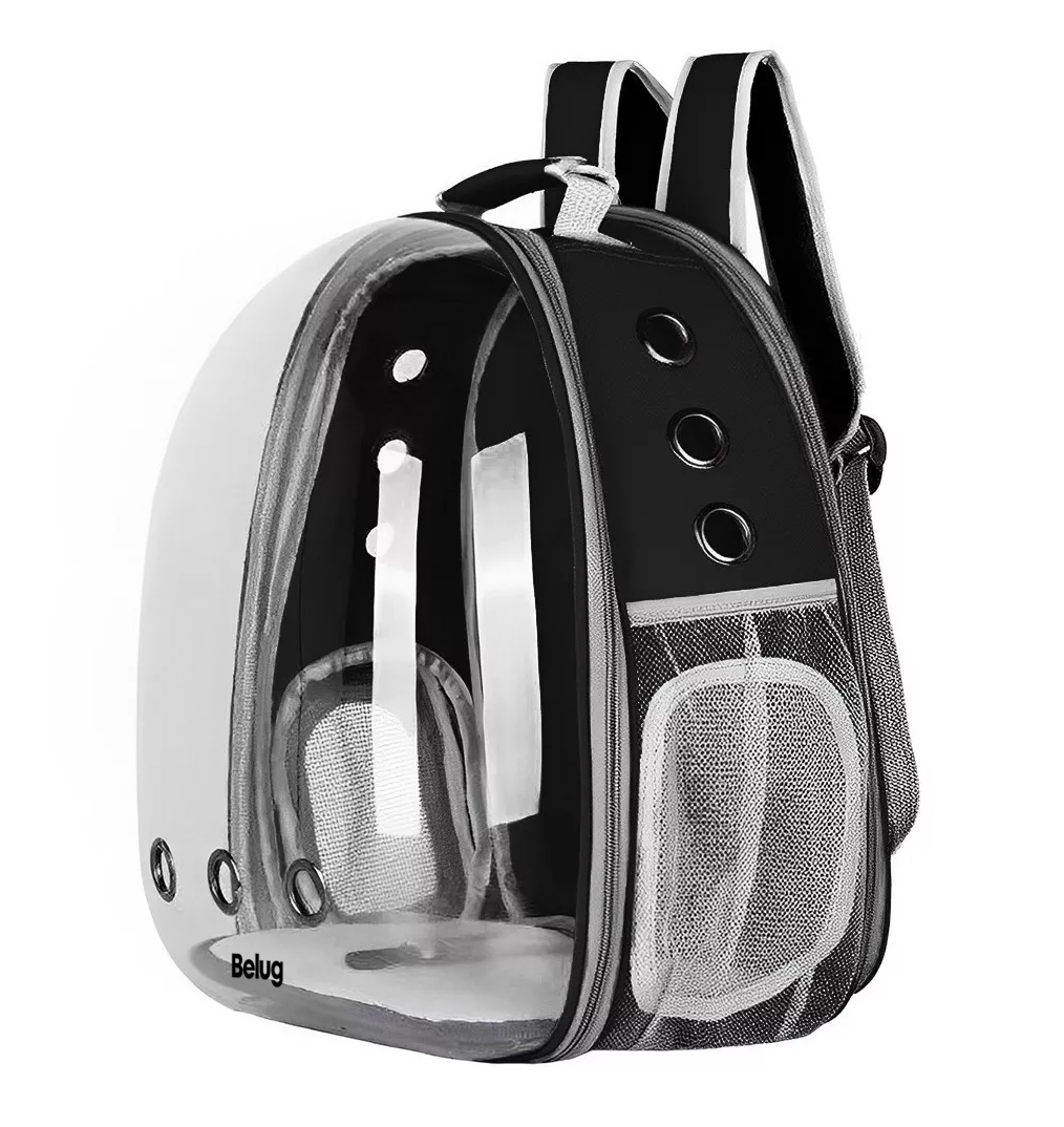 Foto 1 | Mochila Transportadora Para Perros/gatos Expatndible Portáil Negromochila Transportadora Para Perros/gatos Exp