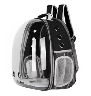 Foto 1 | Mochila Transportadora Para Perros/gatos Expatndible Portáil Negromochila Transportadora Para Perros/gatos Exp