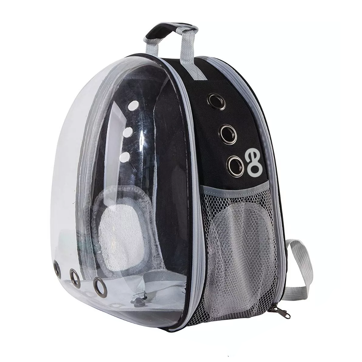 Mochila Transportadora Para Mascota Pequeña Eo Safe Imports Esi-7930-1 Negro