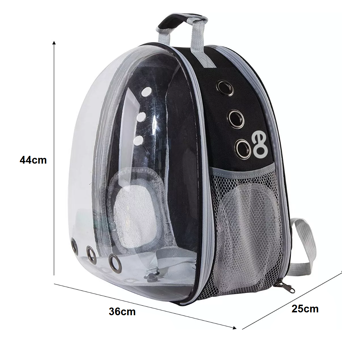 Foto 2 | Mochila Transportadora Para Mascota Pequeña Eo Safe Imports Esi-7930-1 Negro