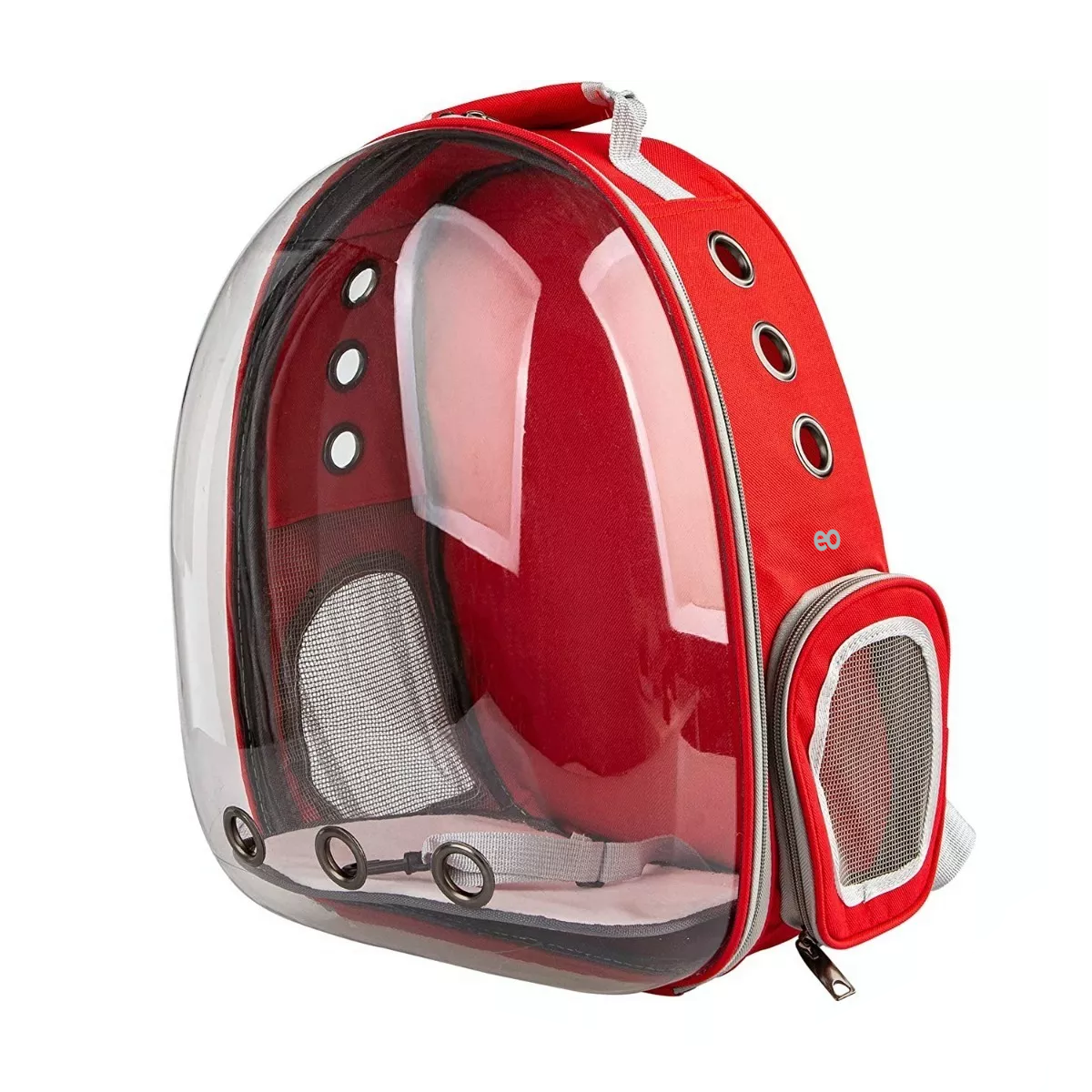 Mochila Transportadora Para Mascota Pequeña Eo Safe Imports Esi-7931-1 Rojo