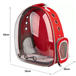 Foto 2 | Mochila Transportadora Para Mascota Pequeña Eo Safe Imports Esi-7931-1 Rojo