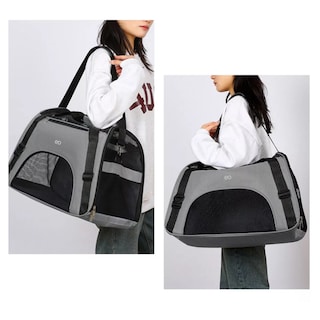 Foto 2 | Transportadora Para Perro Gatos Viaje Mascota Bolsa Portátil Eo Safe Imports Esi-12197-1 Gris