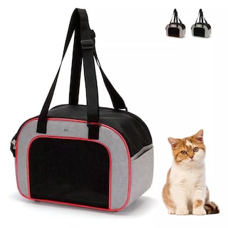 Foto 3 | Mochila Transportadora Para Perro Y Gato Portátil Plegable Eo Safe Imports Esi-7836-1 Rojo