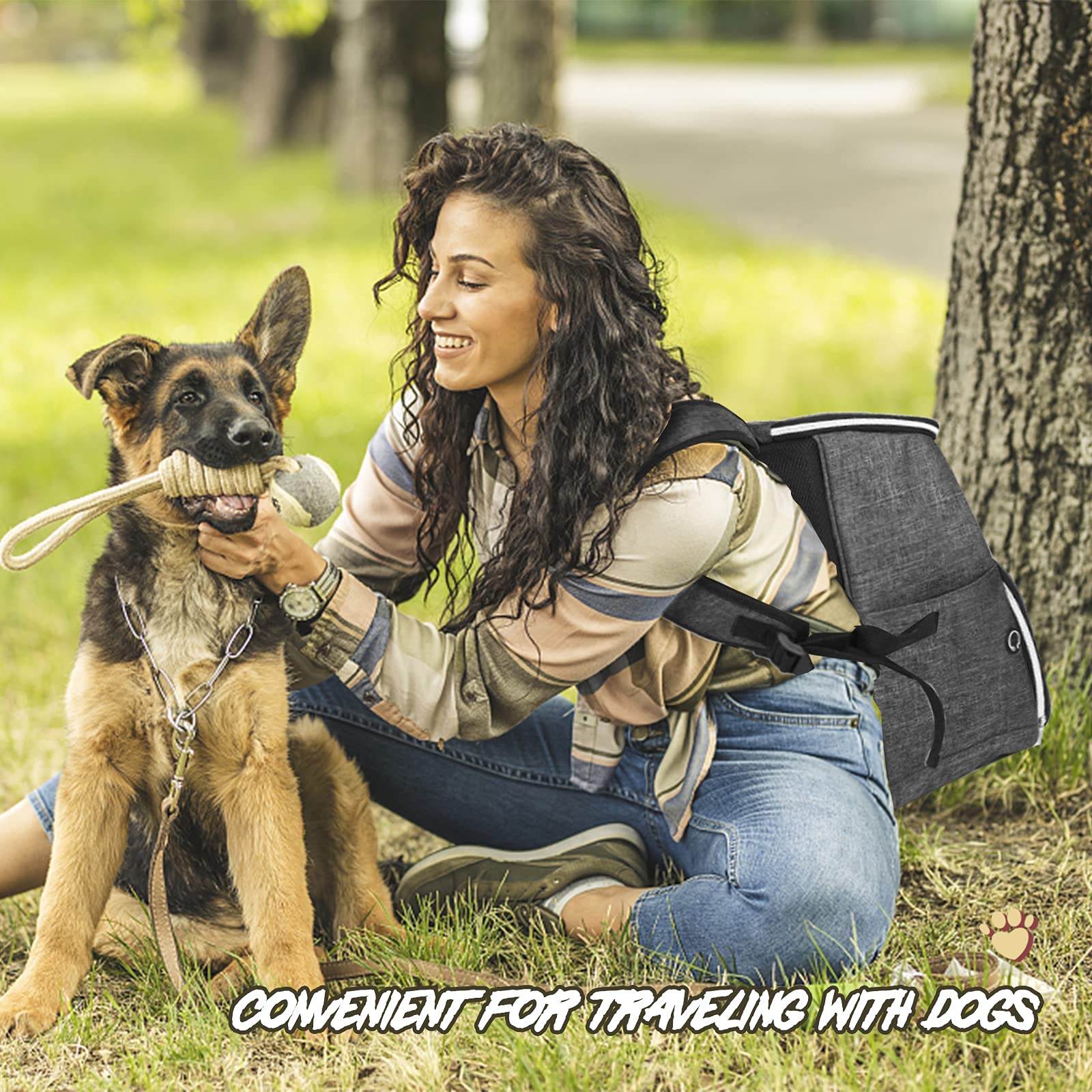 Foto 7 | Bolsa De Viaje Para Perros Baglher Airline Approved, Gris - Venta Internacional.