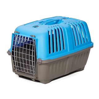 Foto 1 | Transportín Para Mascotas Midwest Homes Para Mascotas Con Lados Rígidos, Azul - Venta Internacional.