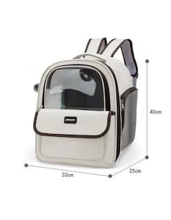 Foto 3 | Mochila Transportadora Para Perros Gatos Pequeña + Gratis Termo Güish De Regalo