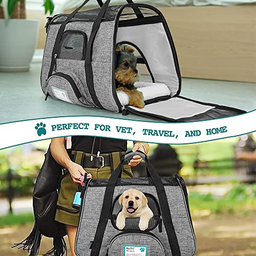 Foto 8 pulgar | Transportín De Viaje Para Mascotas Petami Premium Con Lados Blandos Para Mascotas Pequeñas - Venta Internacional.