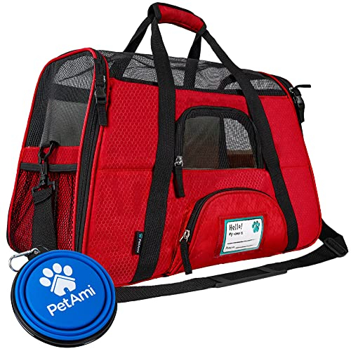 Foto 1 | Transportín Para Mascotas Petami Premium Aprobado Por La Aerolínea Rojo - Venta Internacional.