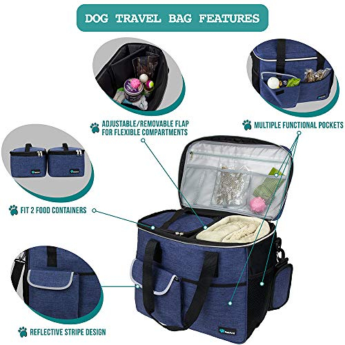 Foto 3 pulgar | Bolsa De Viaje Petami Dog, Aprobada Por La Aerolínea, Azul Marino - Venta Internacional.