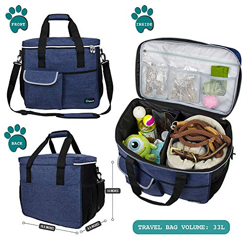 Foto 5 pulgar | Bolsa De Viaje Petami Dog, Aprobada Por La Aerolínea, Azul Marino - Venta Internacional.