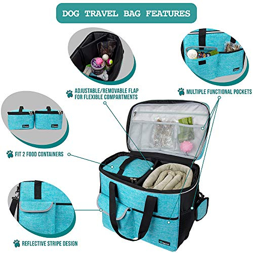 Foto 3 pulgar | Bolsa De Viaje Aprobada Por Petami Dog Airline Con Contenedor De Comida - Venta Internacional.