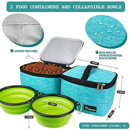 Foto 5 | Bolsa De Viaje Aprobada Por Petami Dog Airline Con Contenedor De Comida - Venta Internacional.