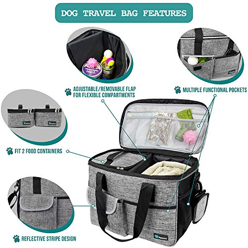 Foto 3 pulgar | Bolsa De Viaje Petami Dog, Aprobada Por La Aerolínea, Color Gris - Venta Internacional.