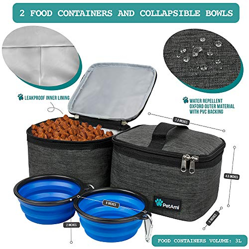 Foto 5 pulgar | Bolsa De Viaje Aprobada Por Petami Dog Airline Con Contenedor De Comida - Venta Internacional.