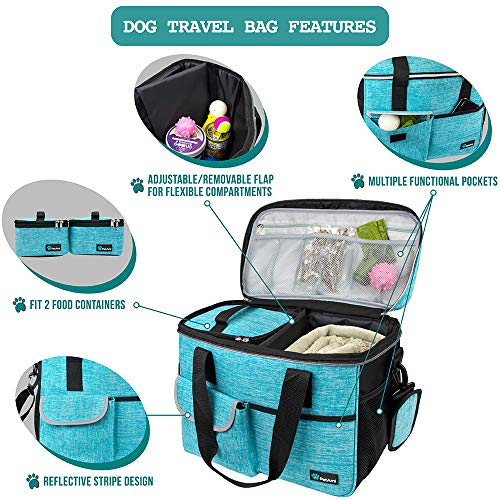 Foto 2 | Bolsa De Viaje Aprobada Por Petami Dog Airline Con Contenedor De Comida - Venta Internacional.