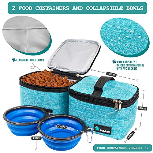 Foto 6 pulgar | Bolsa De Viaje Aprobada Por Petami Dog Airline Con Contenedor De Comida - Venta Internacional.
